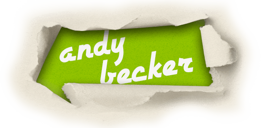 Schriftzug Andy Becker